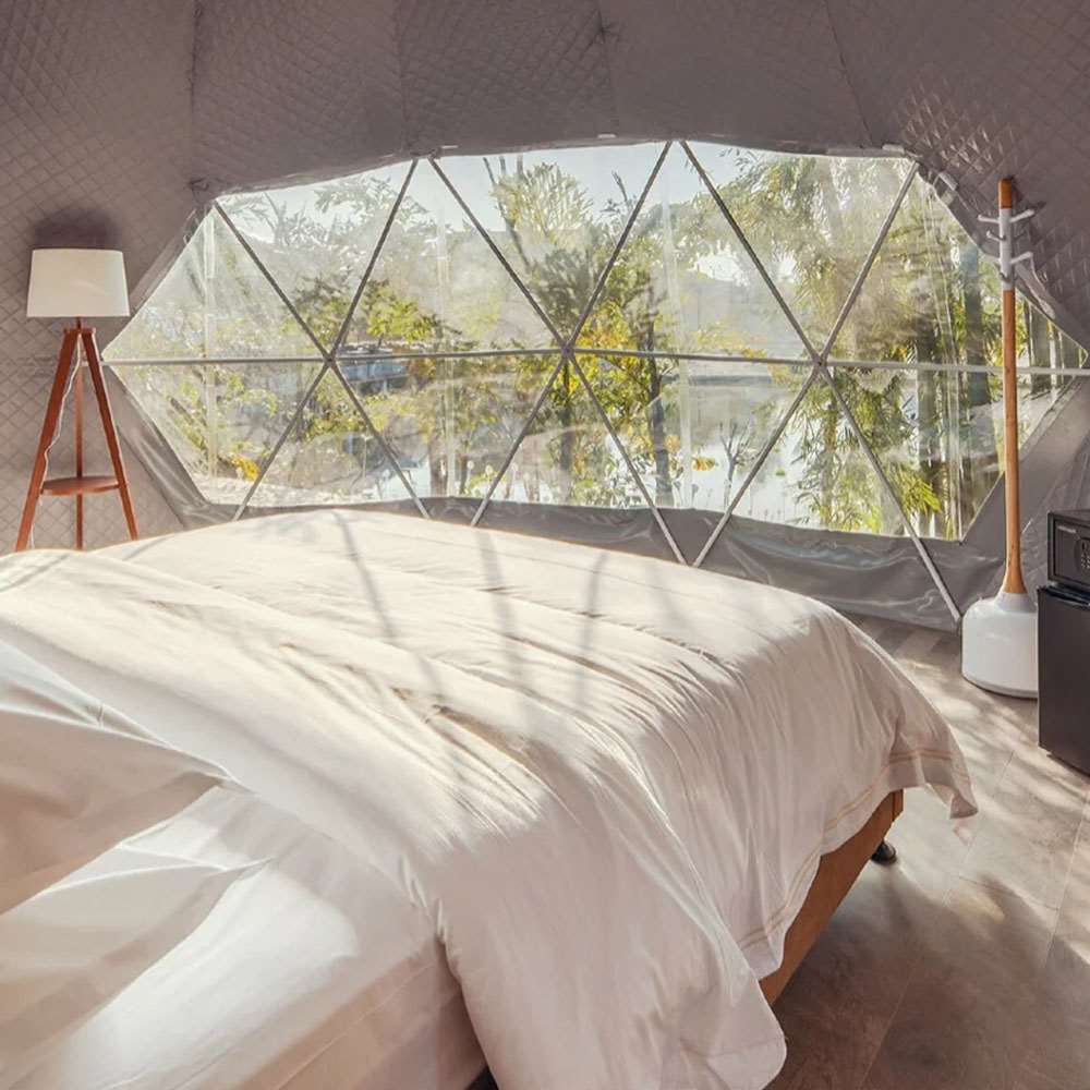 Cheap glamping pods-Glamping dome tent- glamping pod - KAMBO Eco Structures